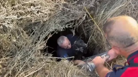 6 metre derinliğindeki kuyuya düştü, tesadüfen fark edildi