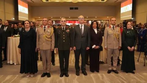 Ankara'da Mısır Silahlı Kuvvetlerinin Zafer Günü'nün 53. yılı kutlandı
