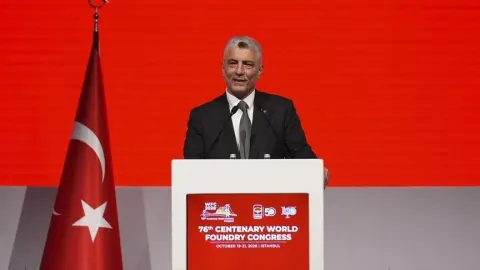 Bakan Bolat: Türkiye'nin döküm sanayisindeki toplam üretimi 2025'te 2 milyon 300 bin ton oldu