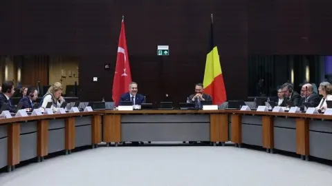Bakanlar Fidan, Gürlek ve Çiftçi, Türkiye-Belçika üçlü bakanlar toplantısına katıldı