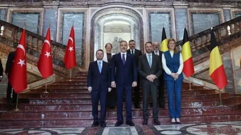 Belçika ve Türkiye, işbirliğini güçlendirmek için 10 yıl sonra bakanlar düzeyinde yeniden bir arada
