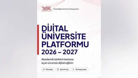 Dijital Üniversite Platformu başvuruları yarın sona erecek