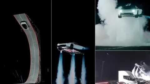 Elon Musk, Uçan Tesla Roadster’ı tanıttı