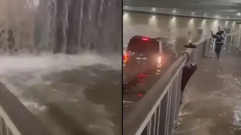 SON DAKİKA... İstanbul'da sağanak etkili oldu! Yollar göle döndü