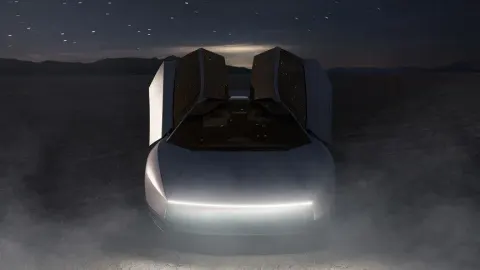 Tesla, "havada ilerlemek için yüksek basınçlı hava tankları" kullanılan yeni aracını tanıttı
