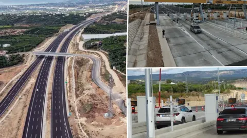 Yaz aylarında kilitlenen bölgeye yeni otoyol. 2,5 saatlik yol 18 dakikaya düştü